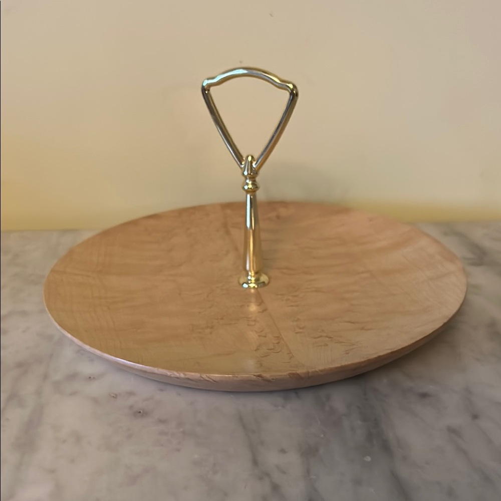 Vintage Birds Eye Maple Tidbit Tray